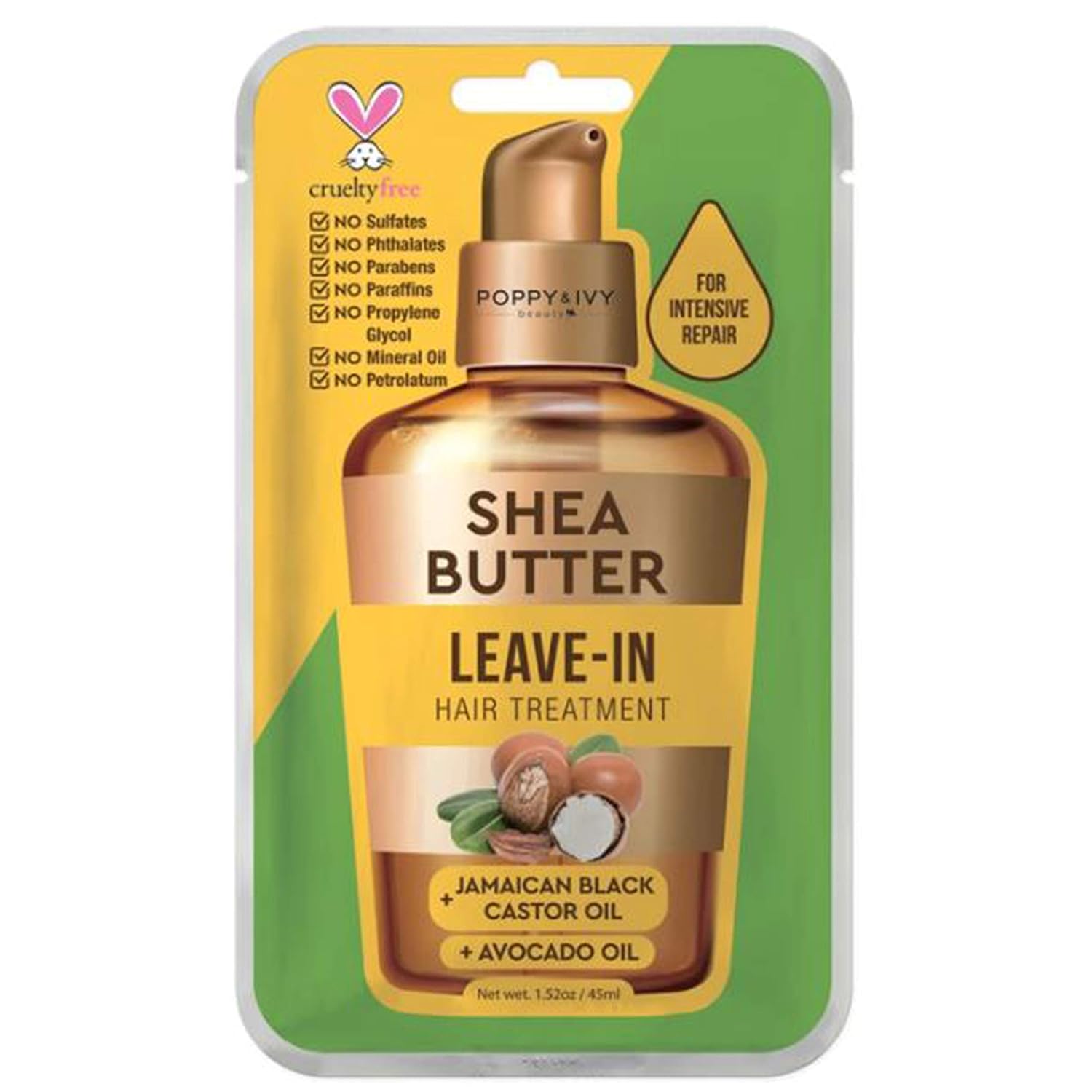 Absolute Poppy & Ivy Tratamiento Capilar Acondicionador Profundo Packett 1.52oz (SHEA BUTTER)