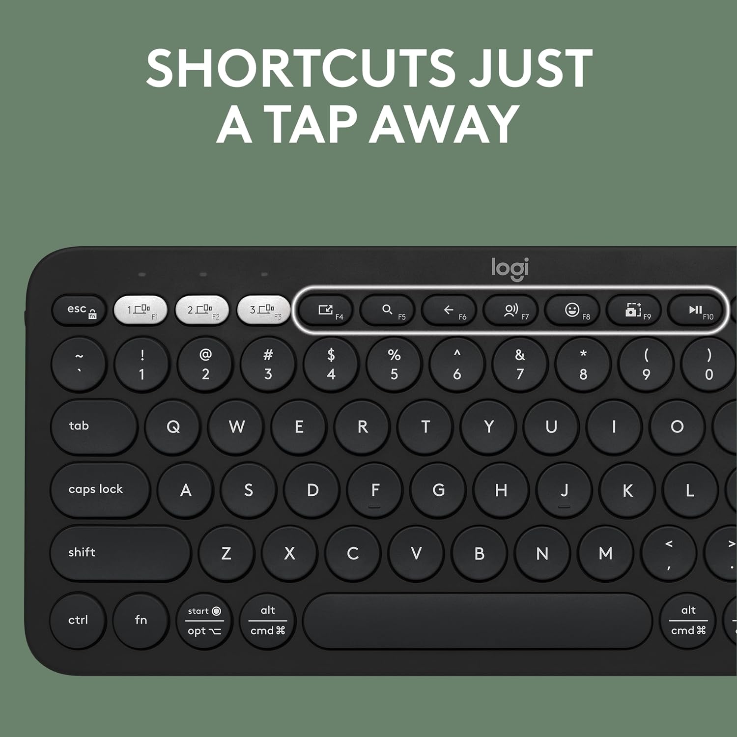 Logitech Pebble 2 Combo, teclado y mouse inalámbricos, silencioso y portátil, personalizable, perno logi, Bluetooth, fácil de cambiar para Windows,
