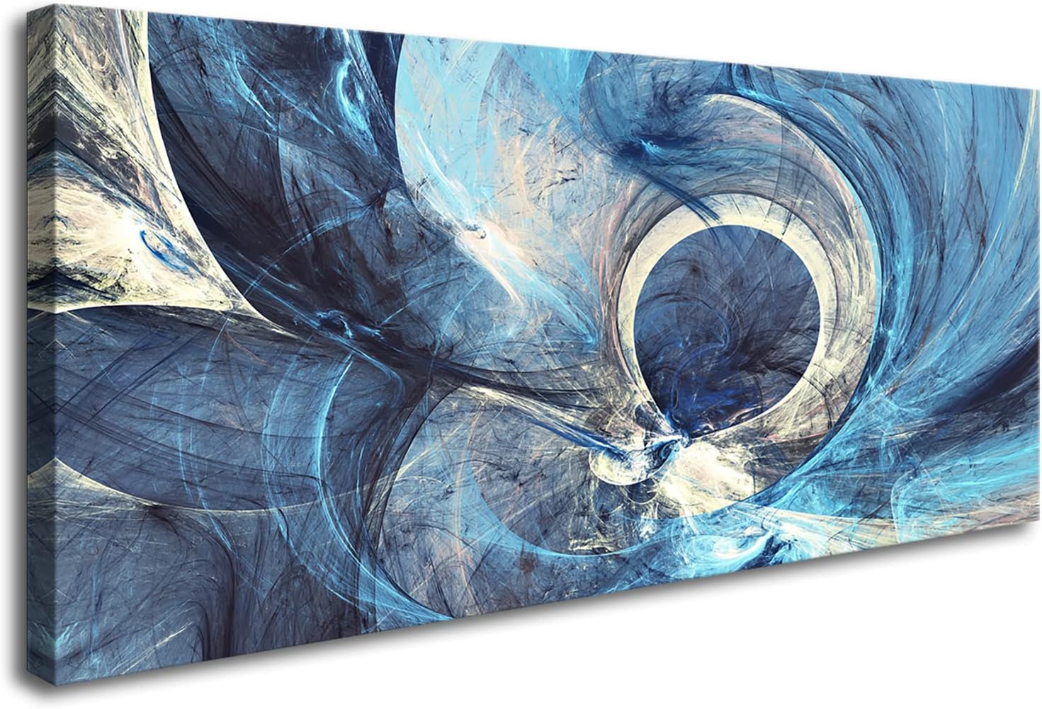 YYYYHPP YP1275 Arte de pared abstracto moderno minimalista abstracto lienzo pintura azul lienzo impresión pintura para decoración de pared