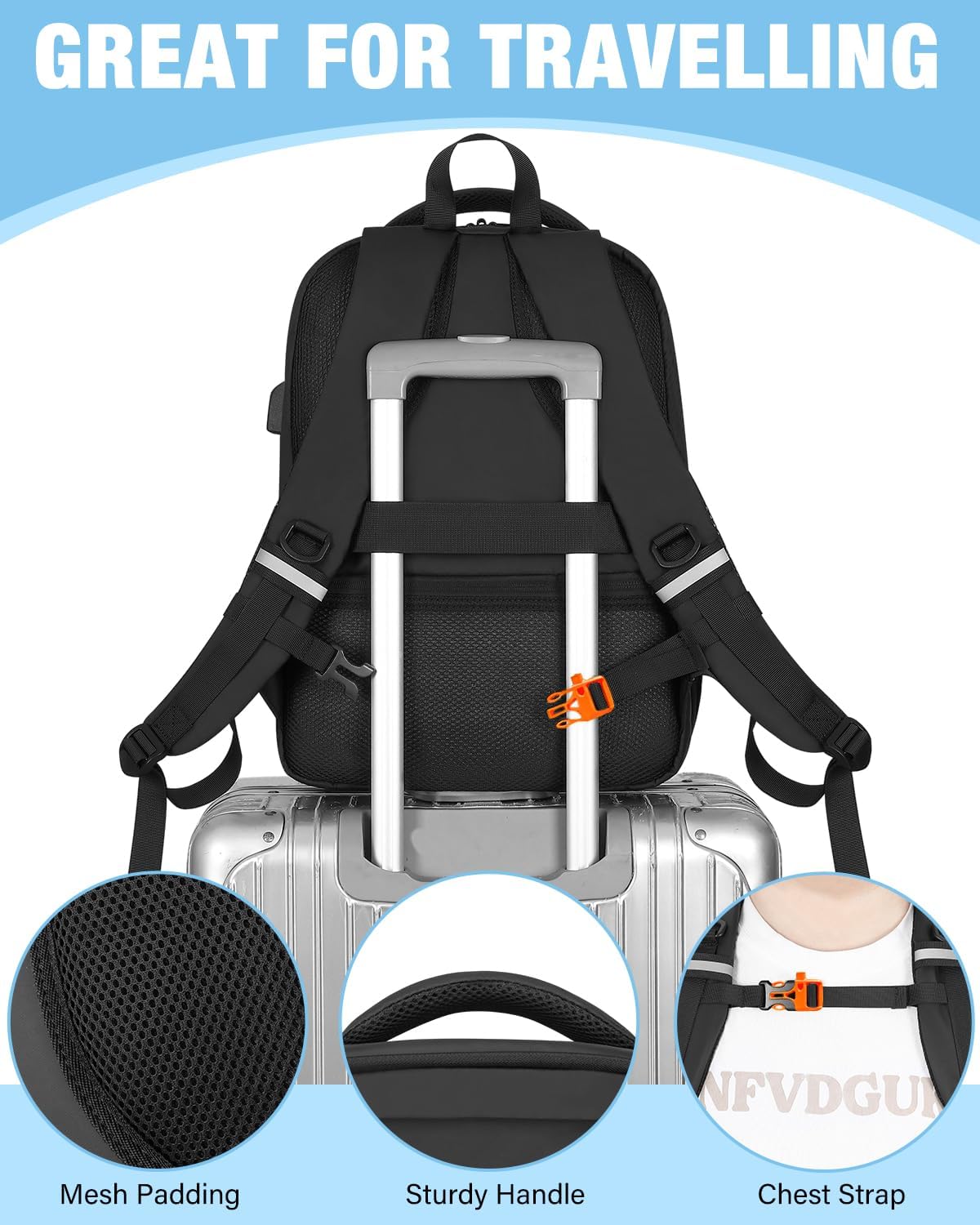 PEKREWS Mini 3  Mini 3 Pro, funda rígida impermeable, portátil, bolsa de viaje grande para dron, mochila compatible con DJI Mini 3 Pro con