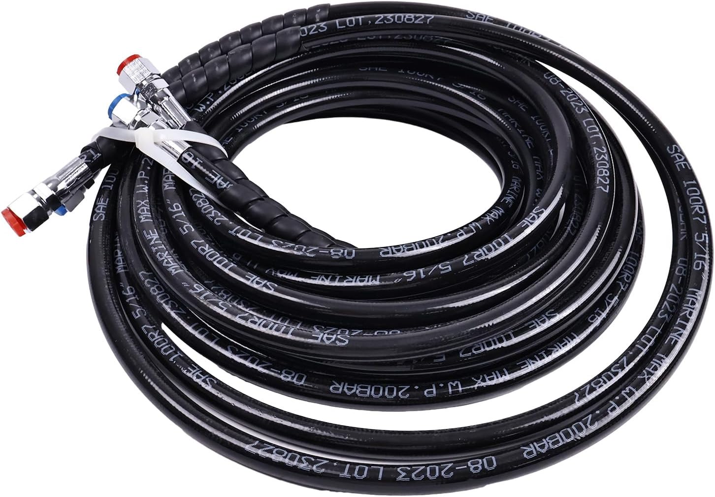 Kit de manguera hidráulica HO-5120 compatible con SeaStar para dirección fuera de borda para barco Teleflex Marine de 20 pies HO5120