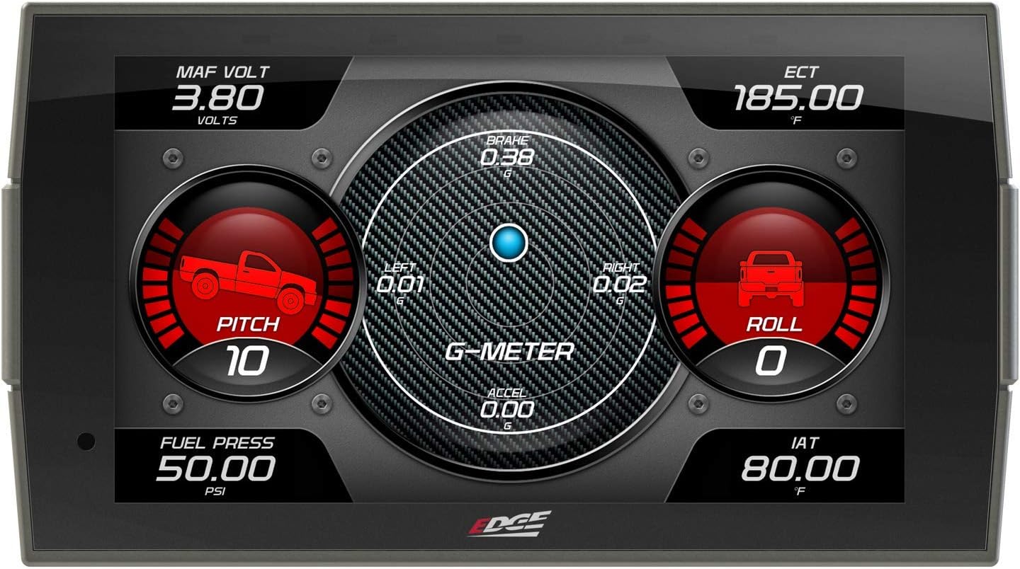 Edge Products CTS3 84130-3 Pantalla táctil OBD2 Monitor Scanner & EGT Kit de pirómetro de sonda 98620 compatible con vehículos de 1996 y más