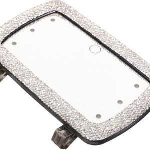 FAVOMOTO Espejo de visera solar para automóvil, espejo de tocador, clip en la vista trasera, sombra de sol, espejo de maquillaje cosmético de viaje, FAVOMOTO Espejo de visera solar para automóvil, espejo de tocador, clip en la vista trasera, sombra de sol, espejo de maquillaje cosmético de viaje,