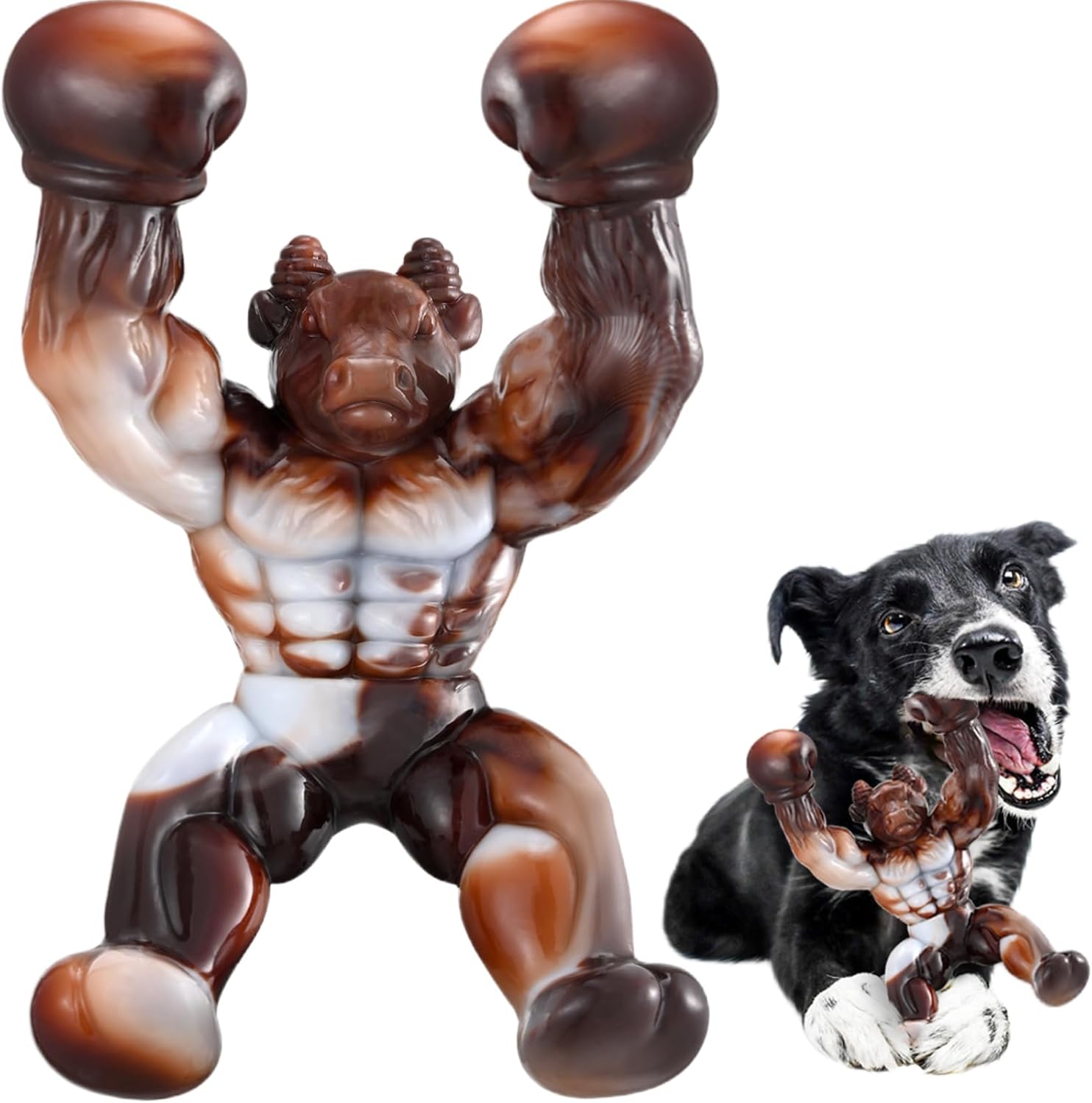 Juguetes para perros para masticadores agresivos, juguetes indestructibles para perros, juguetes para perros grandes, huesos de perro casi