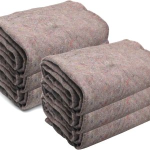 HTTMT – 6 unidades de 80 x 72 pulgadas, manta móvil de tela de alta resistencia grande para muebles, almohadilla de embalaje para mantener el calor HTTMT – 6 unidades de 80 x 72 pulgadas, manta móvil de tela de alta resistencia grande para muebles, almohadilla de embalaje para mantener el calor