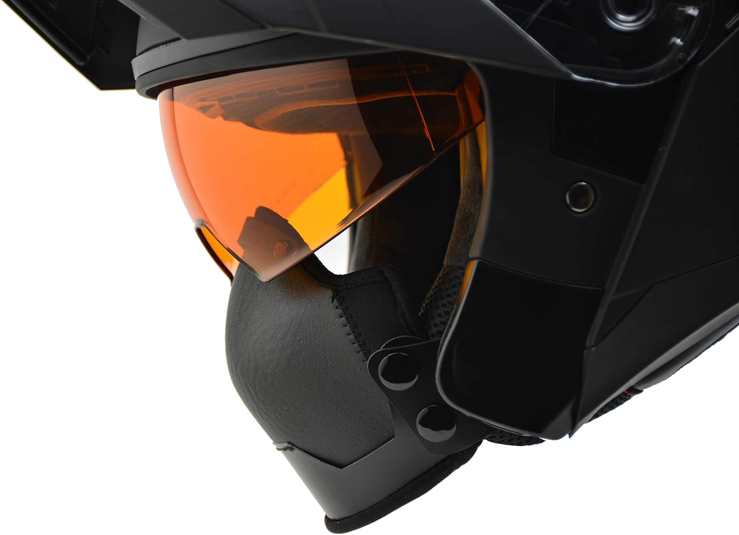 Vega Helmets Caldera Electric Snow 2 – Casco modular para motos de nieve, negro mate, XL