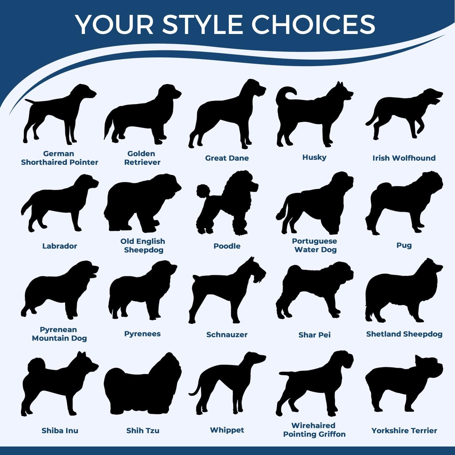Border Collie – Sello de dirección personalizado con mango de madera, utiliza almohadilla de sello, perfecto para amantes de mascotas, diseño