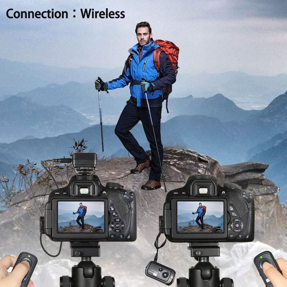 Pixel RW-221 S2 DSLR disparador inalámbrico disparador con cable temporizador control remoto Comandante para cámaras Sony A7 A7II A7R A7RII A7S