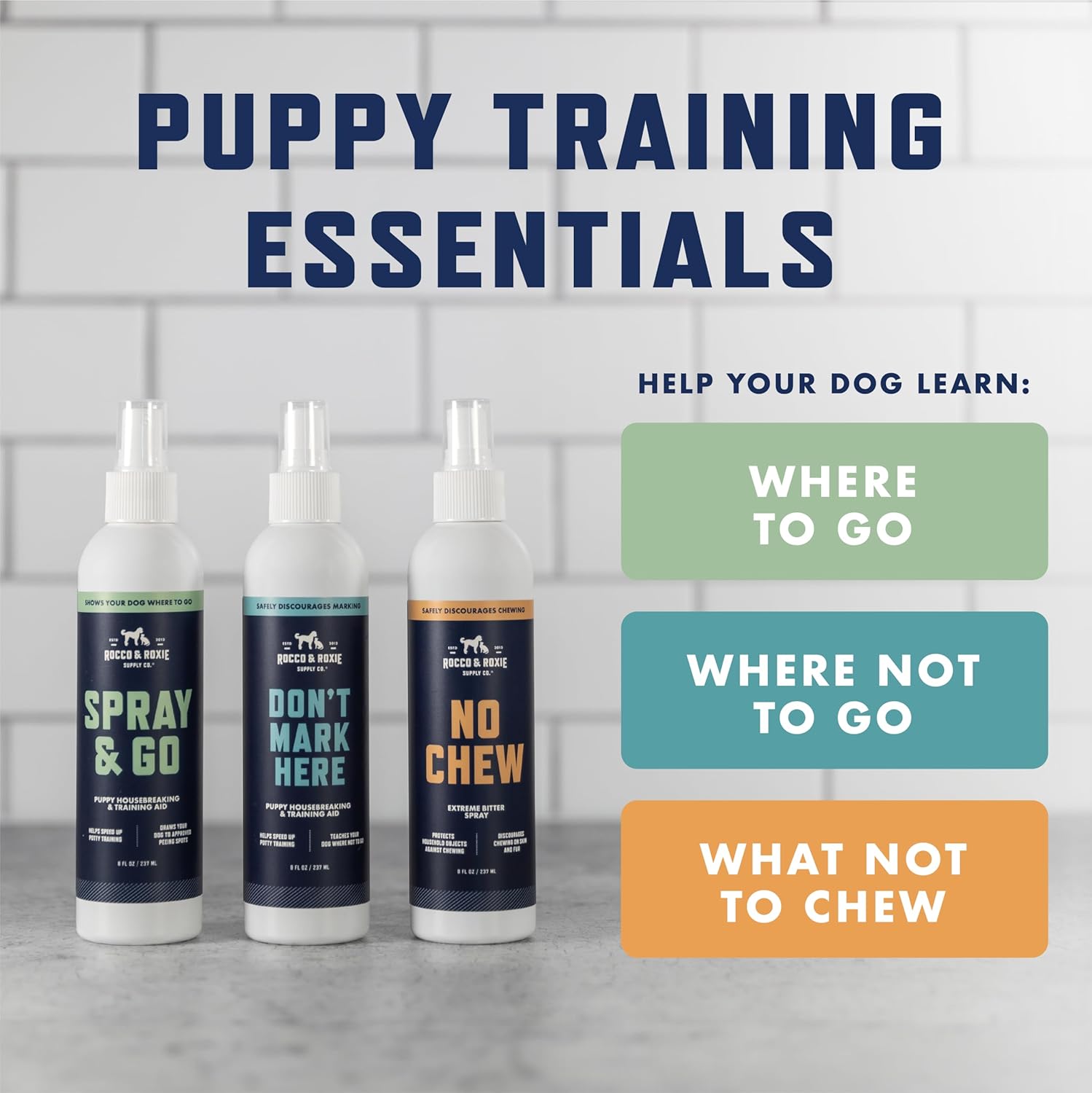 Rocco & Roxie Ultimate Puppy Training Aids Bundle