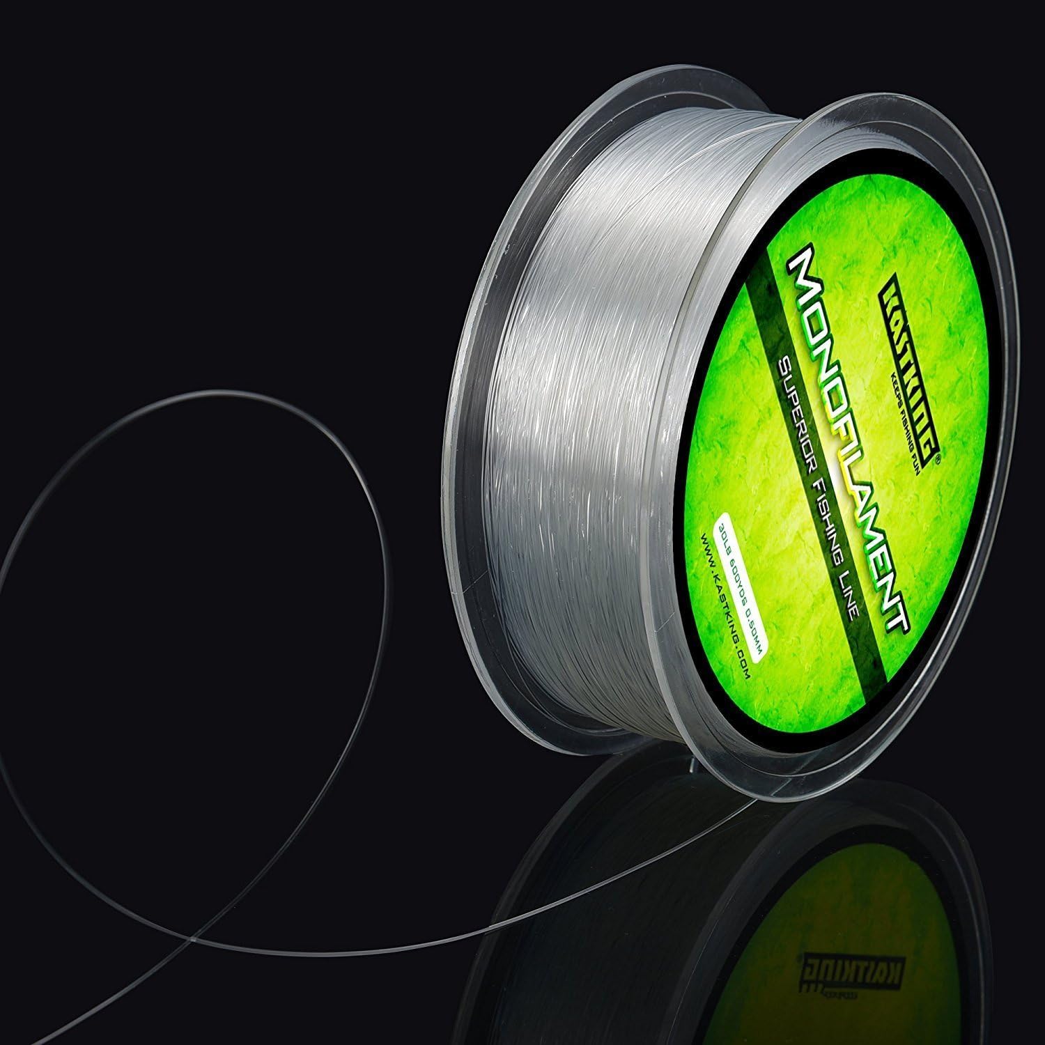 Sedal de pesca de monofilamento KastKing – Carril de rodadura en Paralelo – sedal Mono Fuerte y Resistente a la Abrasión – Sedal de Pesca de nailon