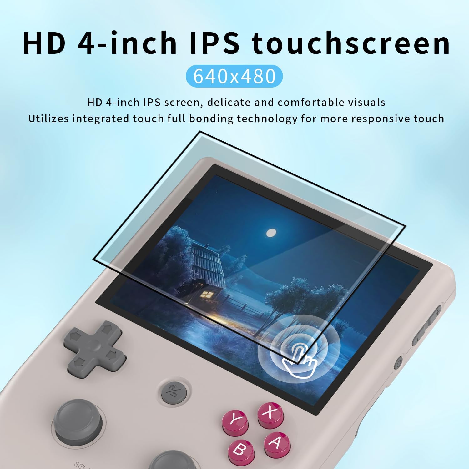 RG405V Video Consola de juegos portátil de 4 pulgadas IPS pantalla táctil Android 12 T618 5500mAh Batería Portátil Retro Player 5G WiFi Bluetooth