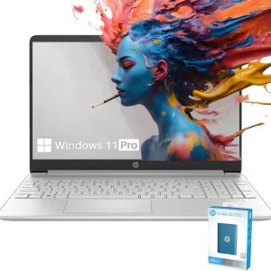 HP Newest Laptop, 15.6″ FHD (1920×1080) Display, Core i3-1215U 6-Core Processor, 8GB RAM, 512GB PCIe SSD, Fingerprint Reader, SD Card Reader, Thin & HP Newest Laptop, 15.6″ FHD (1920×1080) Display, Core i3-1215U 6-Core Processor, 8GB RAM, 512GB PCIe SSD, Fingerprint Reader, SD Card Reader, Thin &