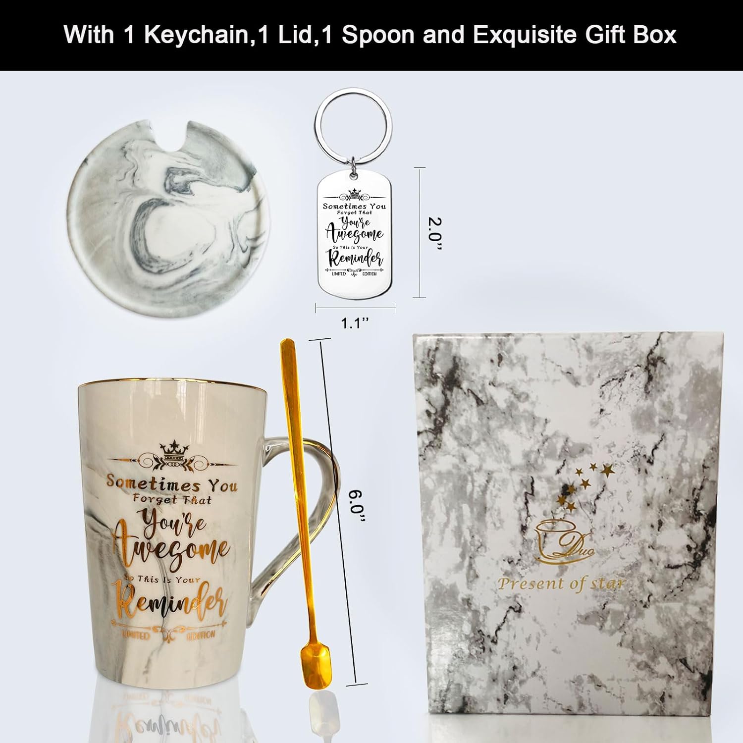 GITITUMB Sometimes You Forget Your Awesome Gifts – Regalos inspiradores para mujeres que lo tienen todo, día del jefe, Navidad, regalos de