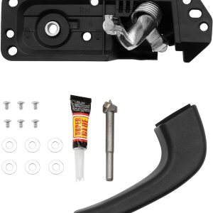ATRACYPART Kit de manija de puerta interior delantera trasera derecha lado del pasajero para Chevy Silverado Tahoe Suburban Avalanche 2007-2014, ATRACYPART Kit de manija de puerta interior delantera trasera derecha lado del pasajero para Chevy Silverado Tahoe Suburban Avalanche 2007-2014,