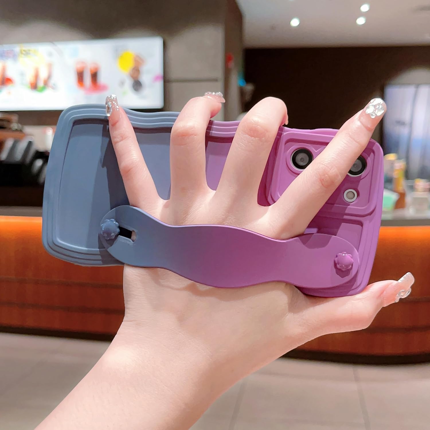 Funda compatible con Samsung Galaxy S21 FE 5G de 6.4 pulgadas para mujeres y hombres, bonita funda de teléfono S21 FE con correa, soporte de