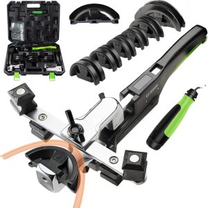 HVAC 90 Grados Bender Set ST-R999 Trinquete Tubería Bender Herramienta de Mano con 14 a 78 Pulgadas Tubería Dobladora Cabezales HVAC 90 Grados Bender Set ST-R999 Trinquete Tubería Bender Herramienta de Mano con 14 a 78 Pulgadas Tubería Dobladora Cabezales