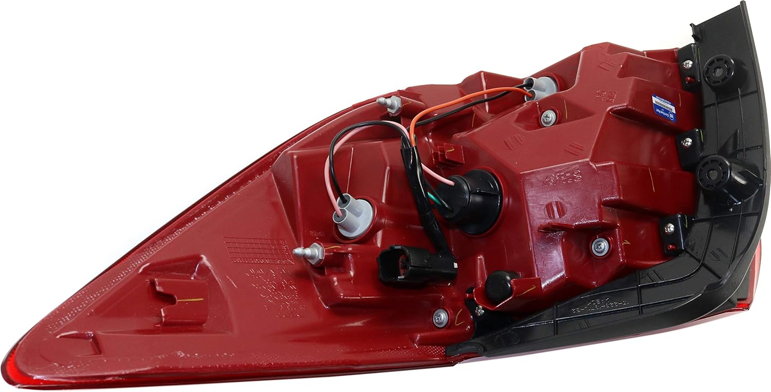 Evan Fischer Conjunto de luz trasera compatible con modelos Kia Sportage Outer EXLX 2014-202016 para el lado del conductor
