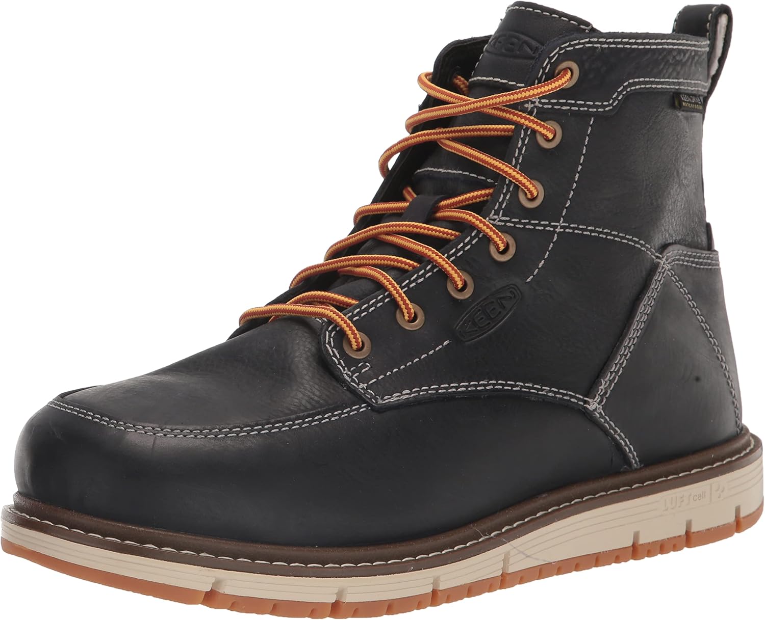 KEEN Utility Botas de trabajo impermeables con punta de aleación de 6 pulgadas para hombre San José