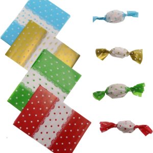 Penta Angel Envolturas de caramelos, 400 unidades, papel de caramelo de cera torcida, para dulces, turrones para hornear, para boda, cumpleaños, Penta Angel Envolturas de caramelos, 400 unidades, papel de caramelo de cera torcida, para dulces, turrones para hornear, para boda, cumpleaños,