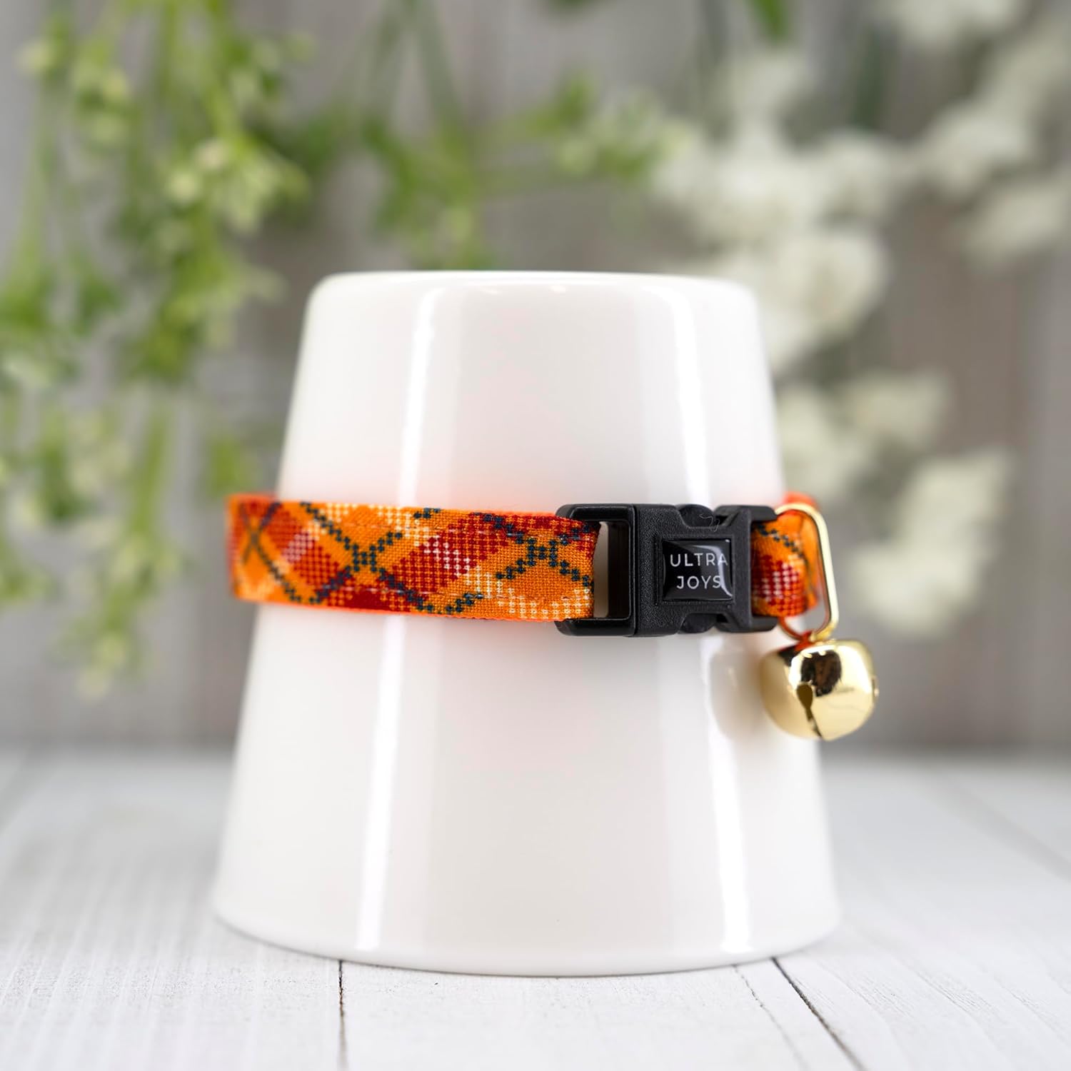 Ultra Joys Collar de gato con campanas  Breakaway para gatos, niños y niñas, collar de gatito con campana, collar para gatos  Collar para gatos