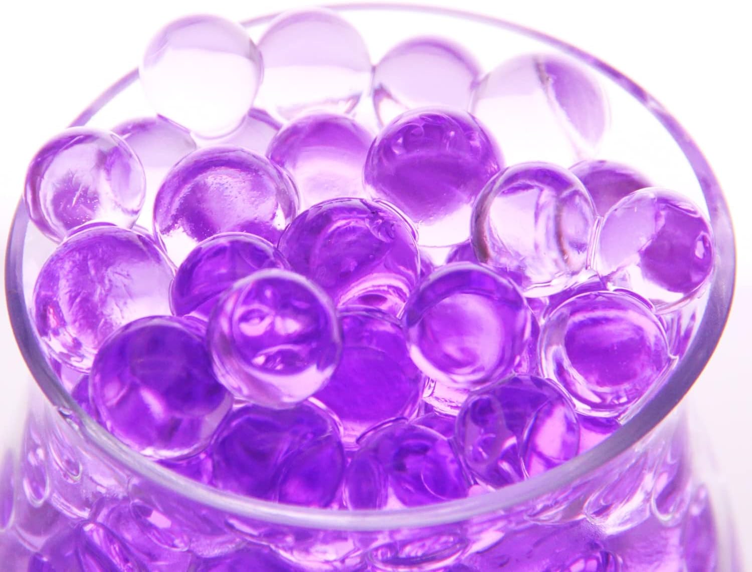 PMLAND 45000 piezas de cuentas de agua para relleno de jarrón, gel de cristal para decoración del hogar, centro de mesa de boda, plantas florales
