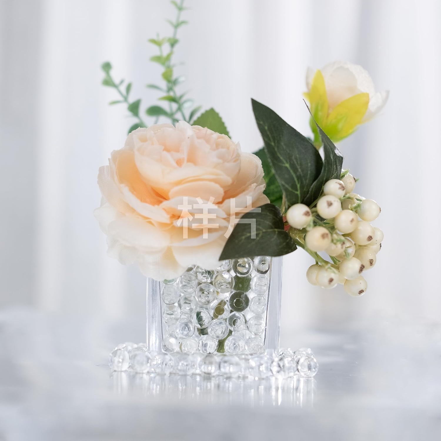 120.000 cuentas de gel de agua transparente para jarrón, perlas de agua de gel transparentes para cuentas flotantes, velas, centros de mesa de boda,