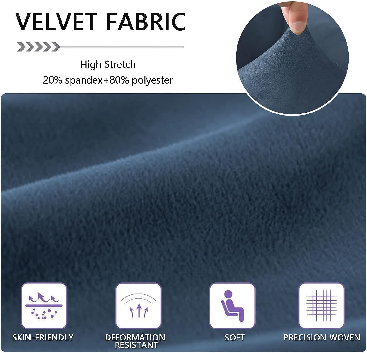 AkbiK Fundas para sofá, 357 piezas, fundas de terciopelo elástico de felpa para sofá de 3 cojines, protector de muebles suave antideslizante para