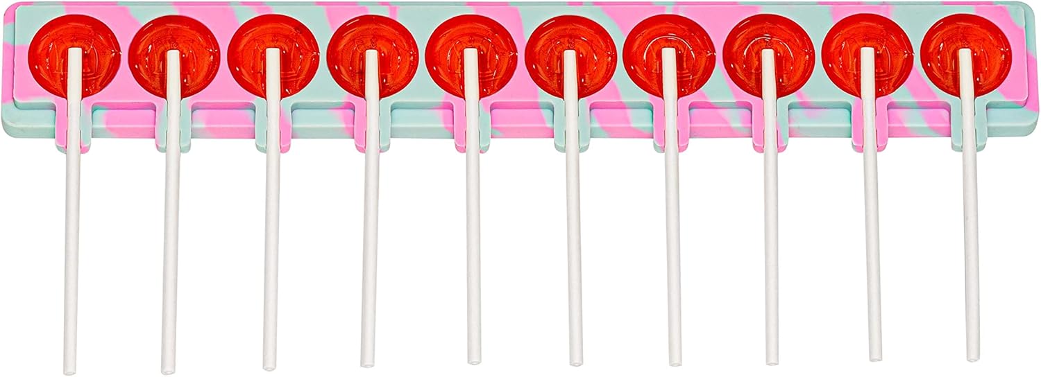 Magical Butter Machine Lollipop – Bandejas antiadherentes de silicona para caramelos duros de chocolate y jabones (multicolor)
