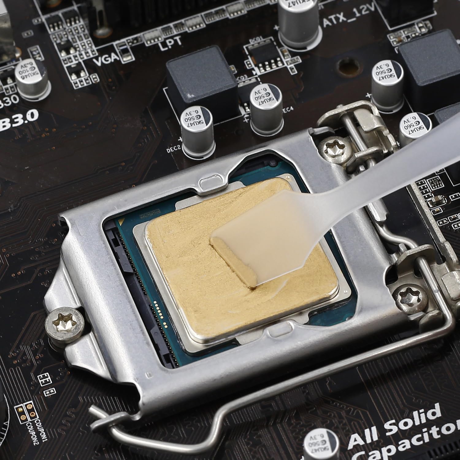 GENNEL G106 – Pasta térmica de oro de 0.71 oz, compuesto de grasa térmica, pasta disipadora de calor para enfriadores de CPU, procesador GPU, PS4