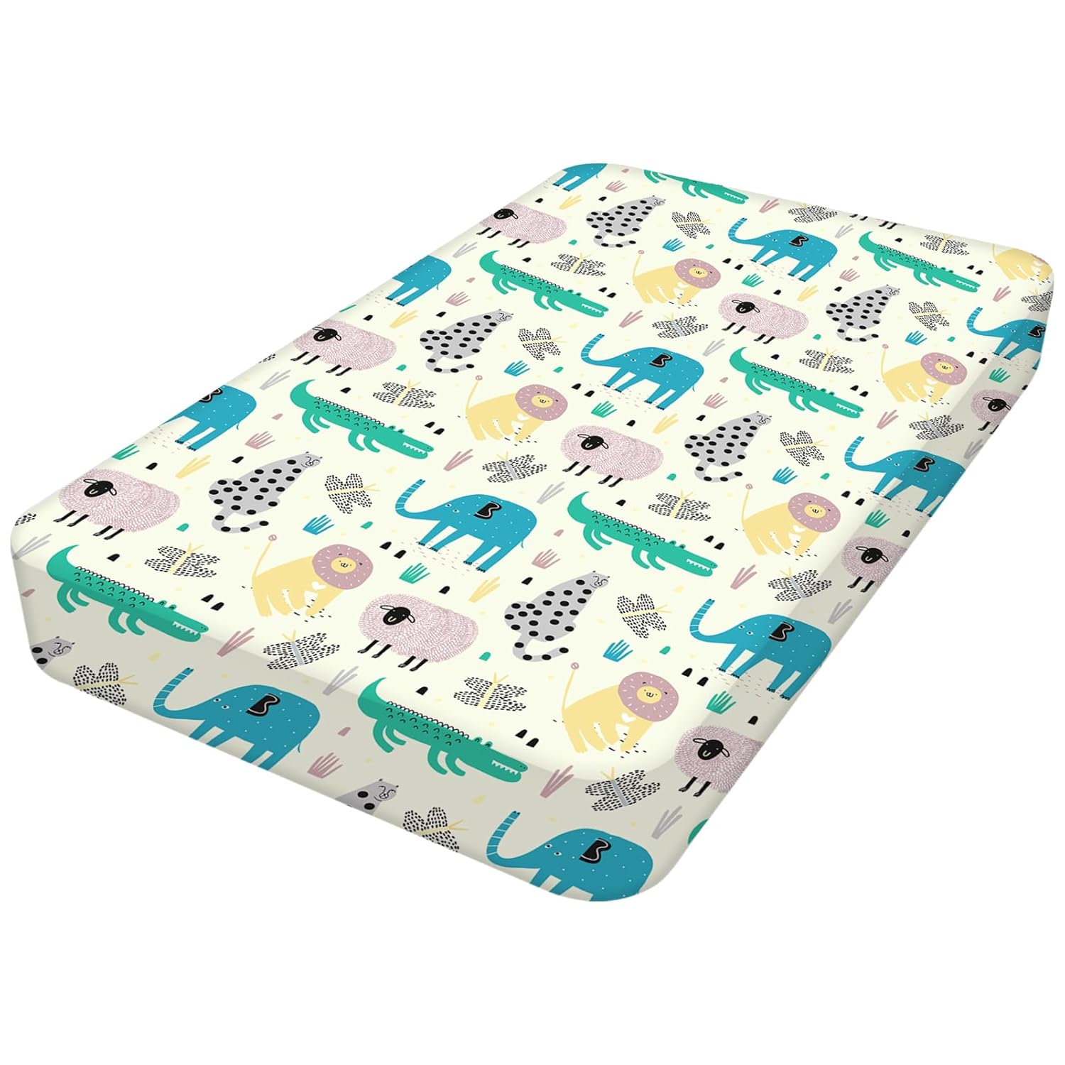Funda para cambiador de pañales para bebé, 1 paquete de sábanas bajeras de alta calidad, 28 x 32 pulgadas, tamaño estándar, mezcla de algodón ultra