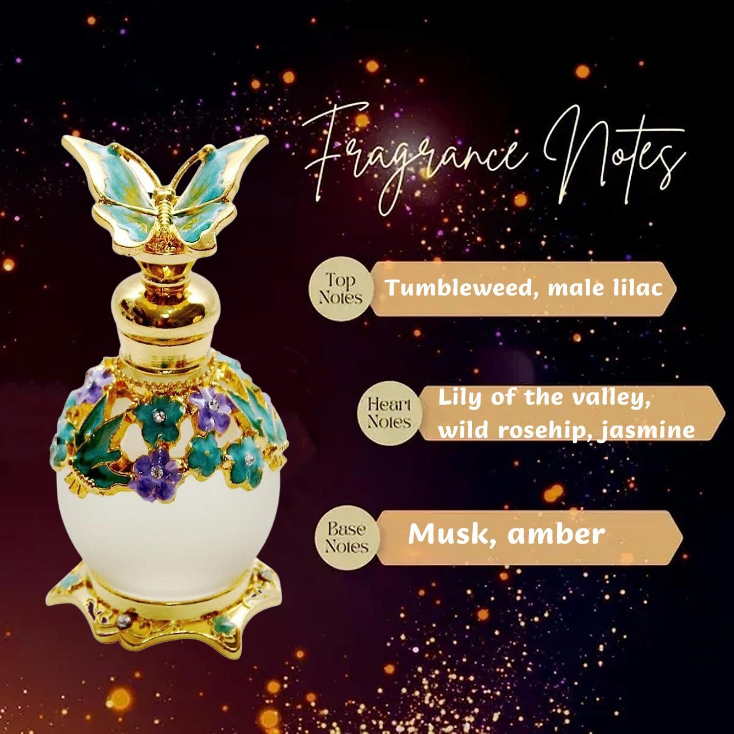 Perfume árabe concentrado aceite de perfume, 0.8 fl oz musulmán Eau de Parfum Toilette Halal Dubai Lujoso Perfume Aceite, Perfume de larga duración