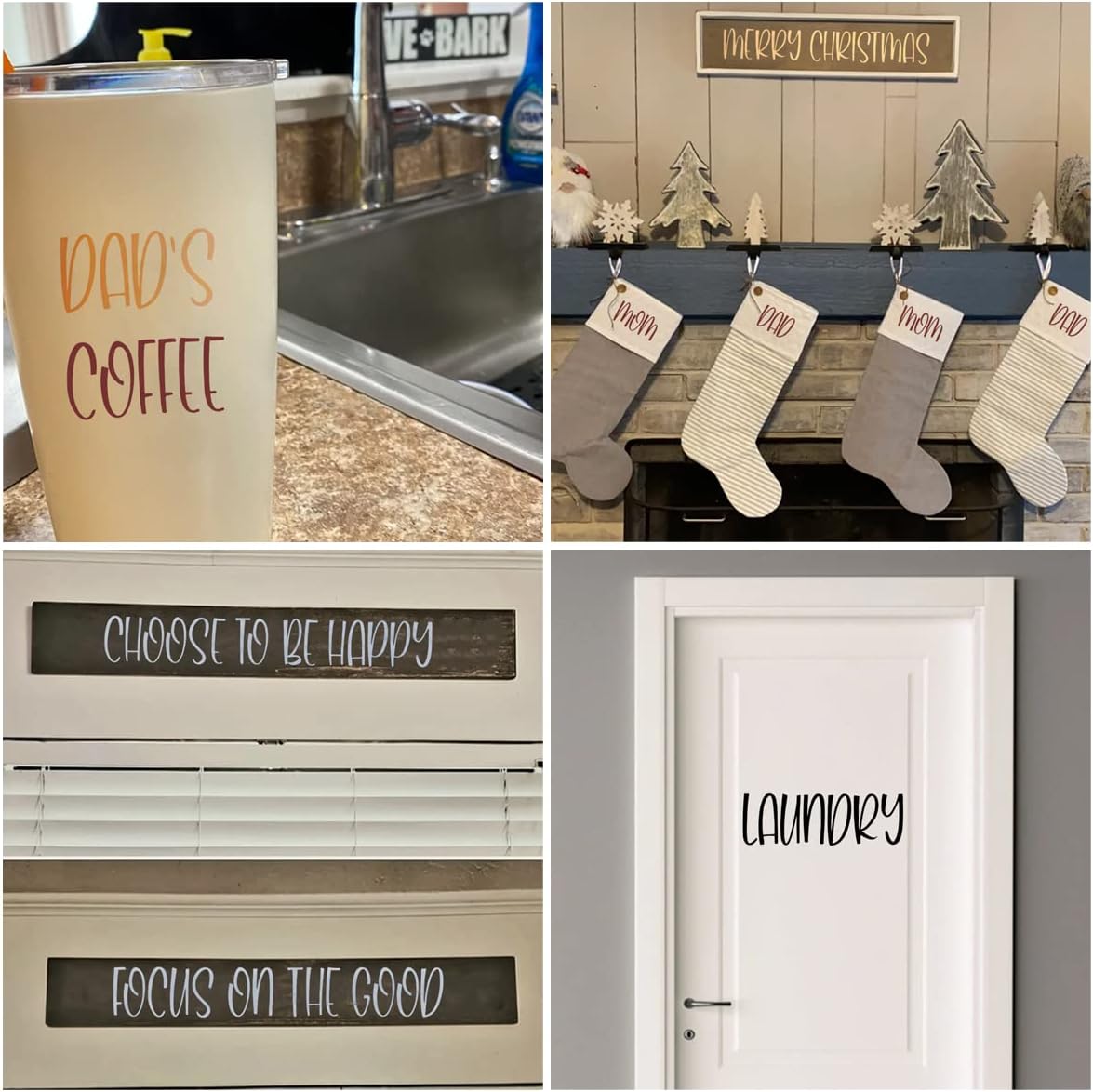 Plantillas de letras del alfabeto de 5 pulgadas para pintar, paquete de 42 plantillas de letras y números con letreros para pintar sobre madera,