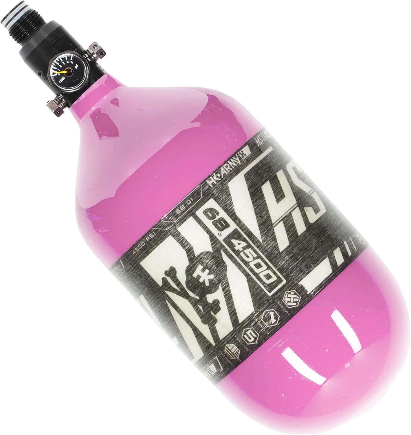 HK Army HSTL 684500 Sistema de tanque de paintball de aire comprimido HPA de fibra de carbono – Regular estándar