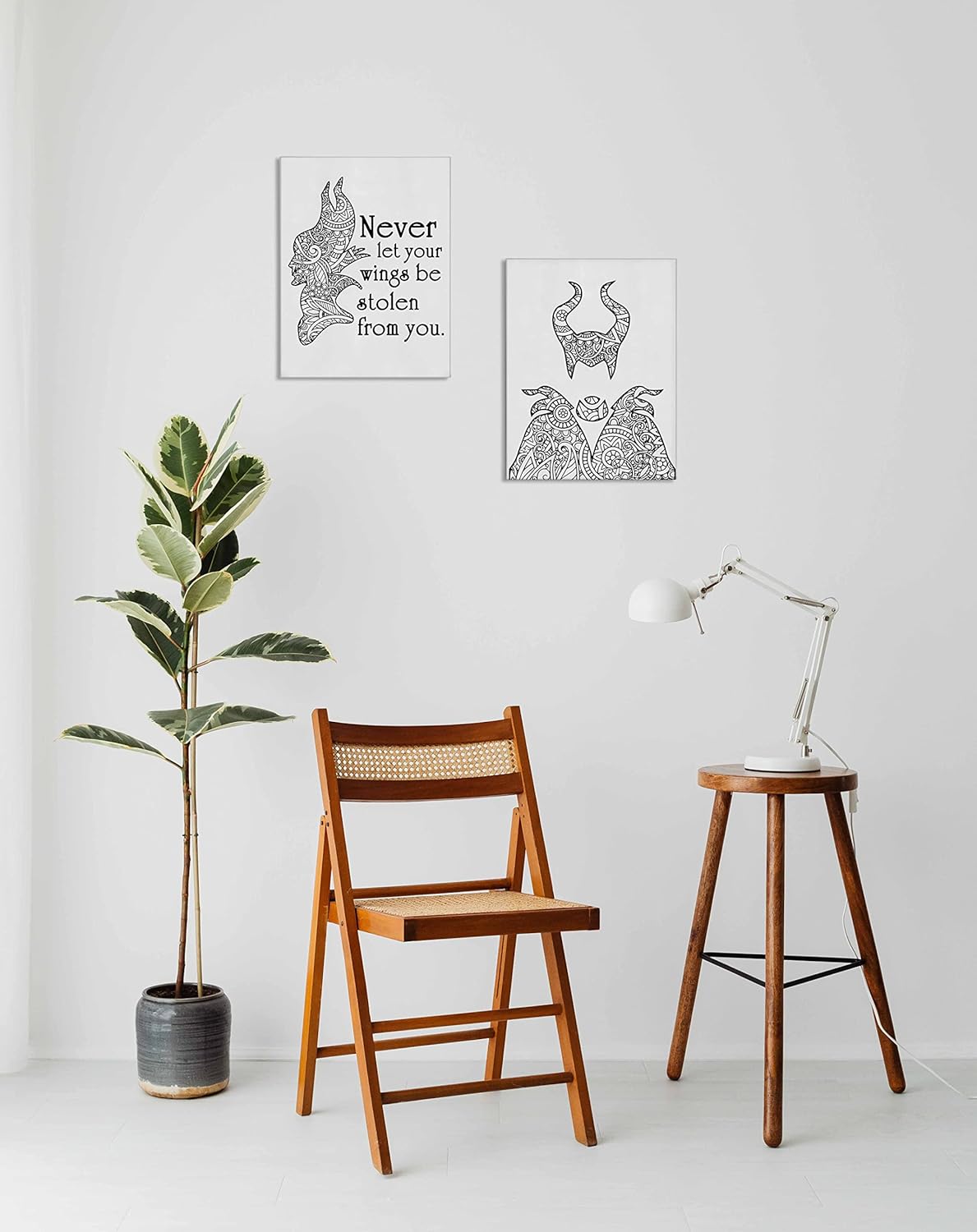 Lienzo decorativo para pared con cita inspiradora de 11 x 14 pulgadas, juego de 2 decoraciones para el hogar, habitación, sala de estar, dormitorio,