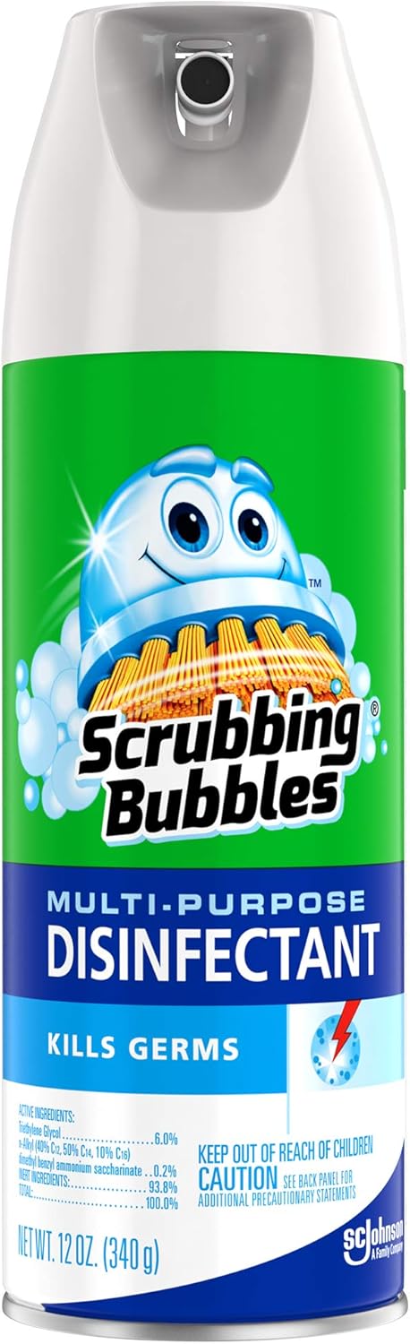Scrubbing Bubbles – Aerosol desinfectante multiusos de 12 onzas (paquete de 3)