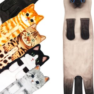 PAT JUUMG Divertidas toallas de mano de gato para baño, cocina, toalla de gato, bonitas toallas decorativas para colgar, súper absorbentes, suaves, PAT JUUMG Divertidas toallas de mano de gato para baño, cocina, toalla de gato, bonitas toallas decorativas para colgar, súper absorbentes, suaves,