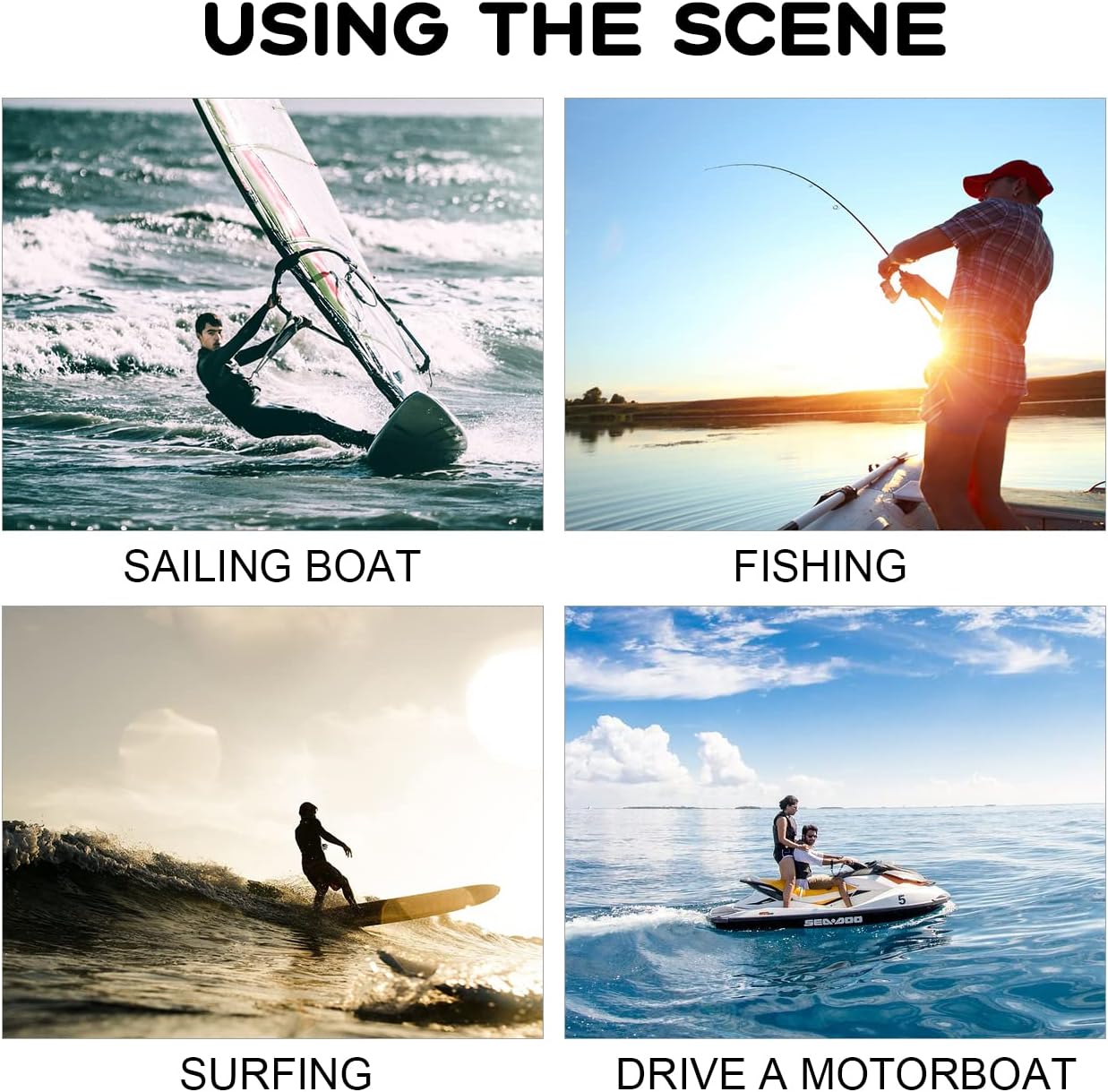 Gafas de sol flotantes, gafas de sol polarizadas para hombres y mujeres, gafas de sol deportivas para pesca de mar, surf