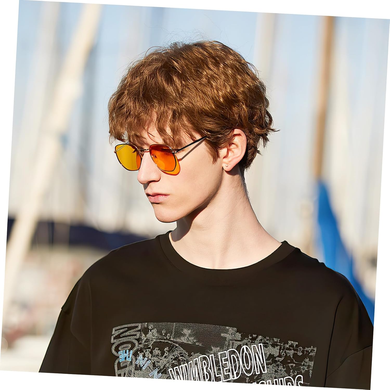 1 par de accesorios para gafas de sol Kit de reparación de piernas Gafas de sol magnéticas Gafas de sol negras retro Accesorios para gafas gafas
