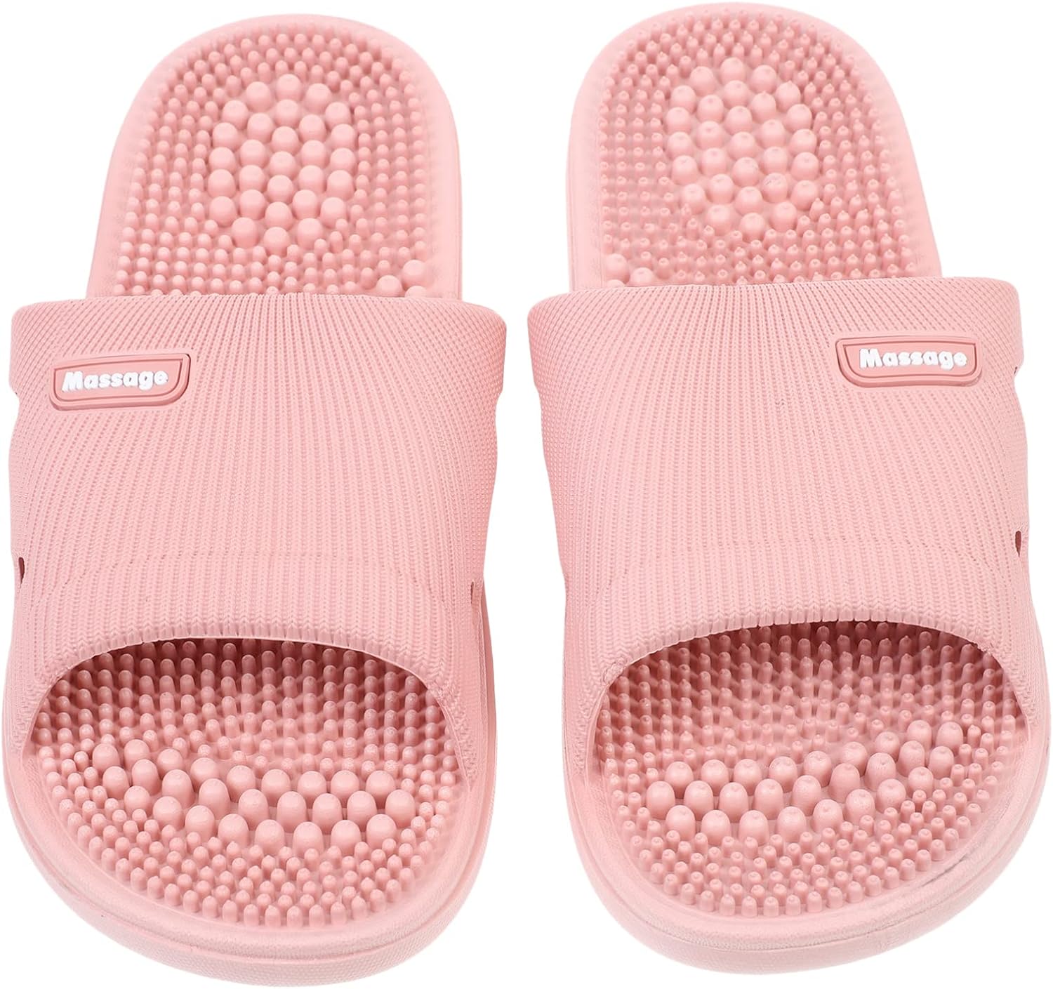 EXCEART 1 par de zapatillas de masaje de pies acupresión pie punta abierta reflexología sandalias para mujer sandalias para hombre sandalias de