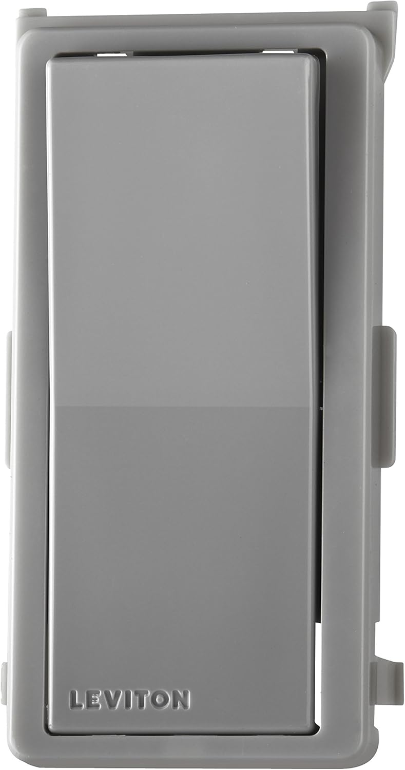 Leviton DDKIT-SG Decora DigitalDecora Smart Switch Kit de cambio de color, gris
