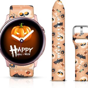 20mm Holidays Floral Silicone Bands Compatible for Samsung Galaxy Watch 4 40mm 44mmClassic 42mm 46mmWatch 3 41mm, Active 2 Watch BandsGear s2 for 20mm Holidays Floral Silicone Bands Compatible for Samsung Galaxy Watch 4 40mm 44mmClassic 42mm 46mmWatch 3 41mm, Active 2 Watch BandsGear s2 for