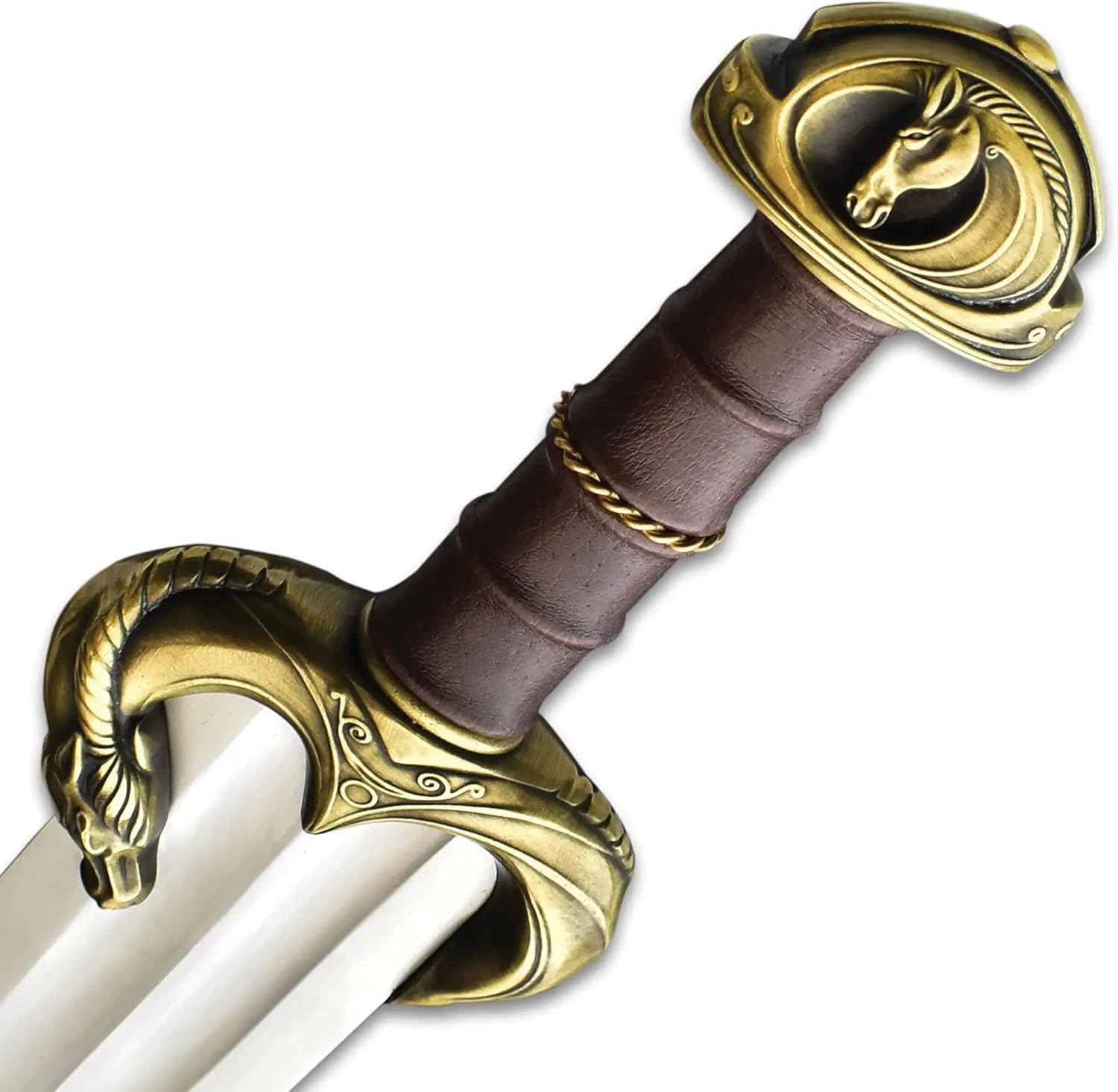 UNITED CUTLERY LOTR Guthwine Sword of Eomer – Réplica con licencia oficial, hoja de acero inoxidable, agarre de cuero, accesorios con acabado de