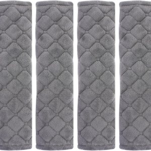 Almohadillas para cinturón de seguridad de automóvil, 4 almohadillas para cinturón de seguridad que protegen el hombro y el cuello, almohadillas de Almohadillas para cinturón de seguridad de automóvil, 4 almohadillas para cinturón de seguridad que protegen el hombro y el cuello, almohadillas de