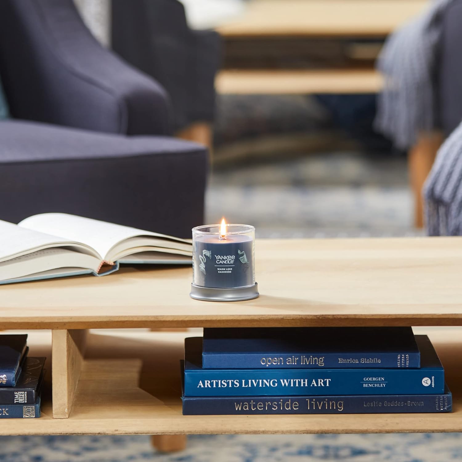 Yankee Candle – Vela en tarro pequeño Warm Luxe Cashmere