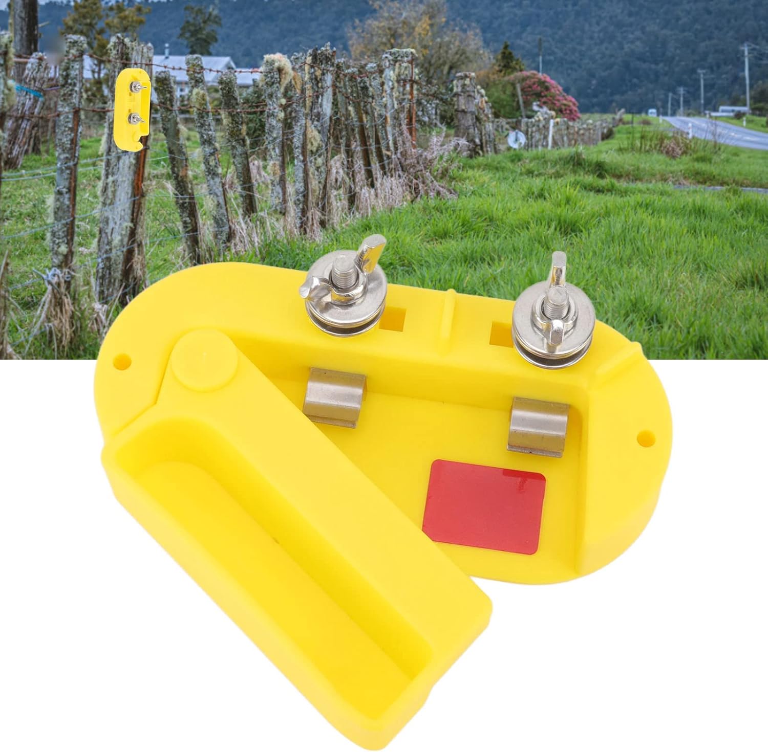 Alvinlite Interruptor de corte, interruptor eléctrico portátil de corte de voltaje de plástico tensor de alambre de un solo polo, MLD-0382 para