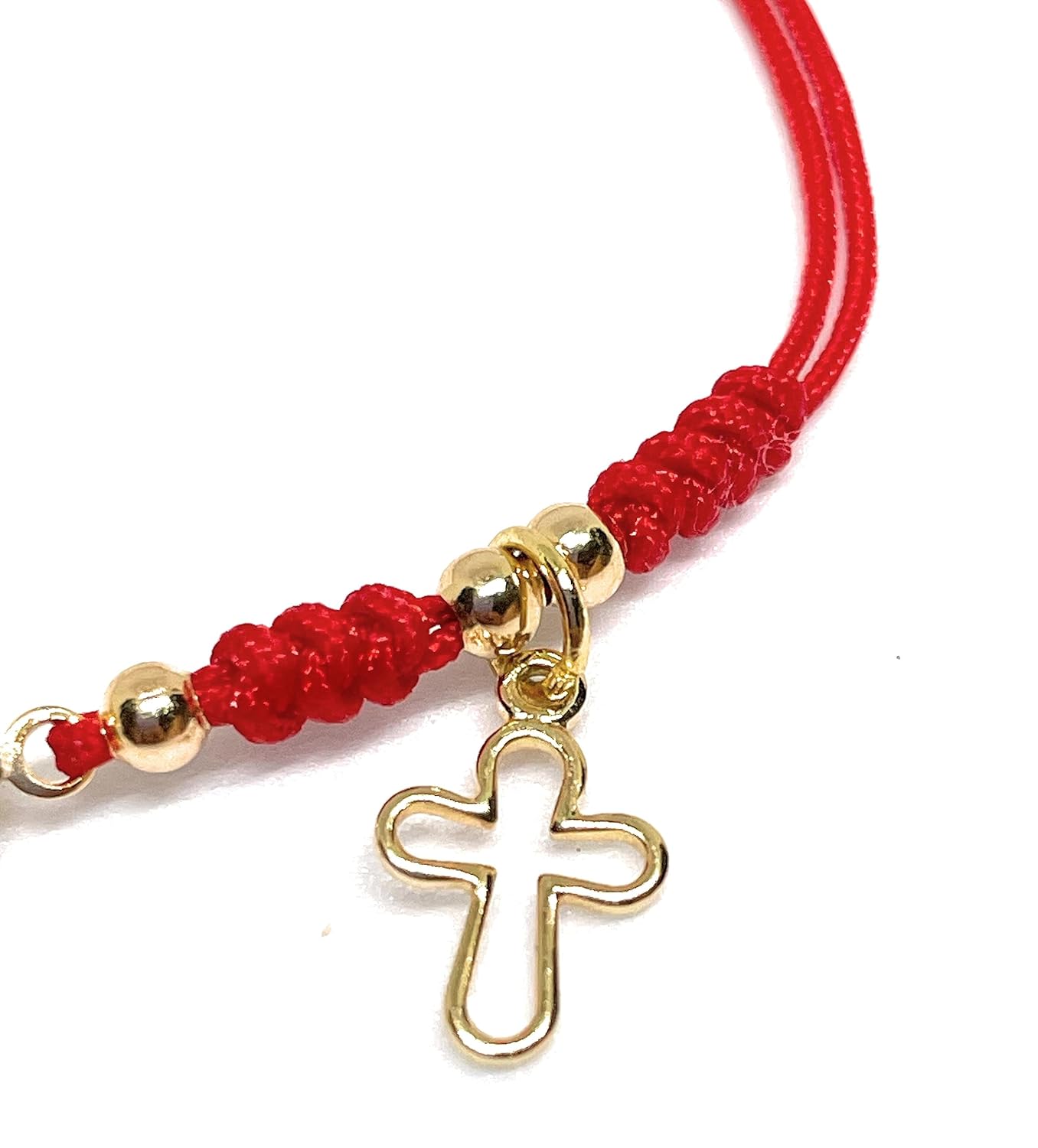 Red String Bracelet Guadalupe Virgin with Cultured Freshwater Pearl for Women – Pulsera roja virgen de guadalupe y Perla cultivada – Vero Silva