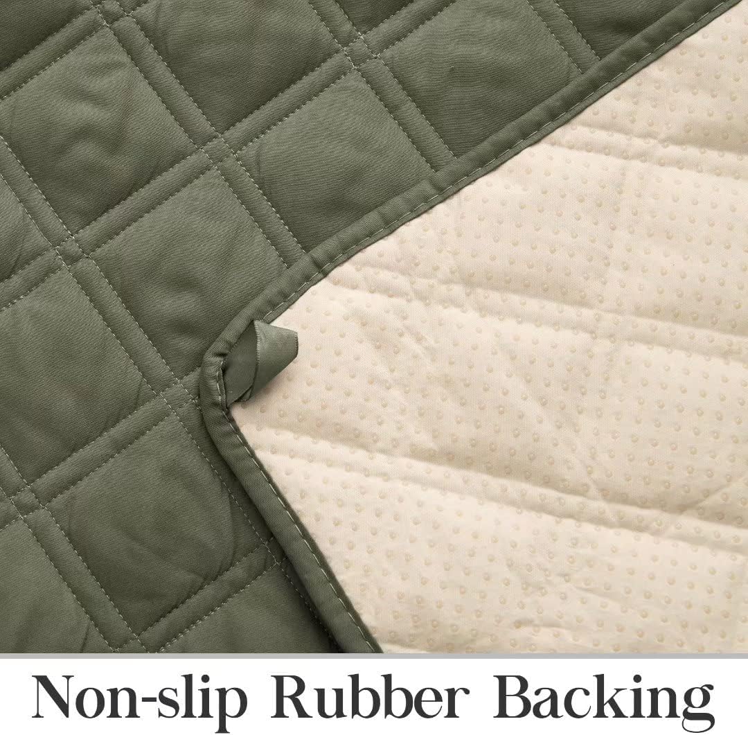 TOMORO Funda reclinable antideslizante de gran tamaño, 100% impermeable, acolchada para silla reclinable, protector de muebles con bolsillos, funda