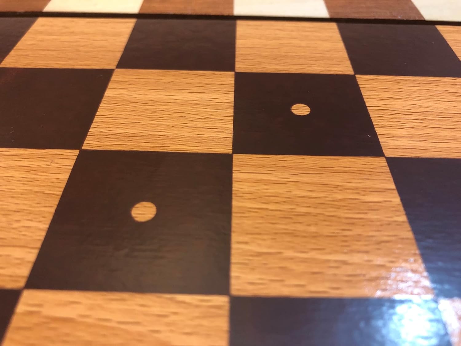 Tablero de ajedrez plegable de madera de pino para 4 jugadores con piezas de madera
