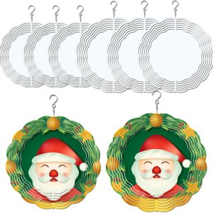 Paquete de 6 unidades de 8 pulgadas 10 pulgadas de sublimación de viento en blanco, de aluminio doble sublimación en blanco, espacios en blanco de Paquete de 6 unidades de 8 pulgadas 10 pulgadas de sublimación de viento en blanco, de aluminio doble sublimación en blanco, espacios en blanco de