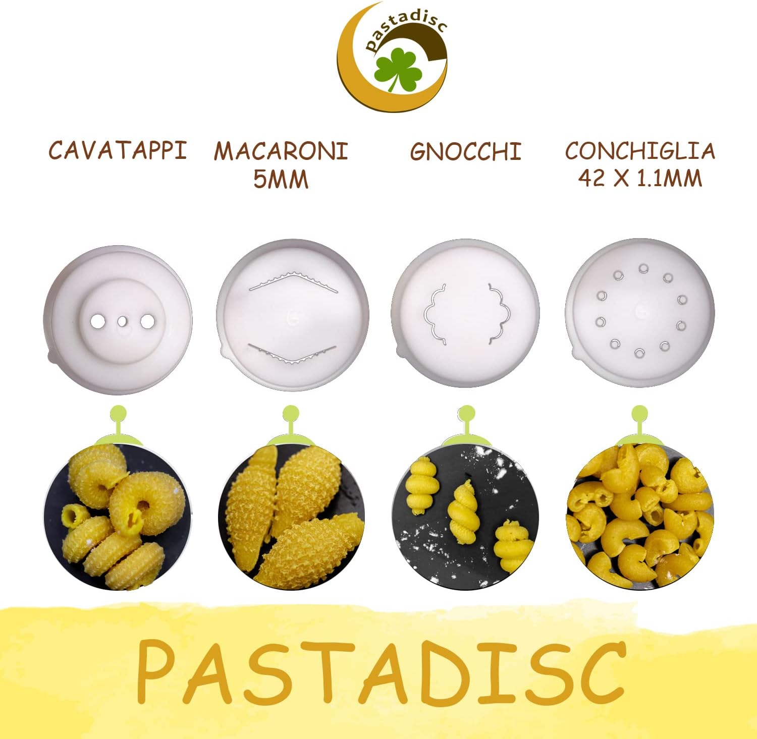 PASTADISC – Colecciones de discos en forma de fideos para pasta Philips Avance para hacer pasta y fideos, accesorios para hacer pasta, juego de